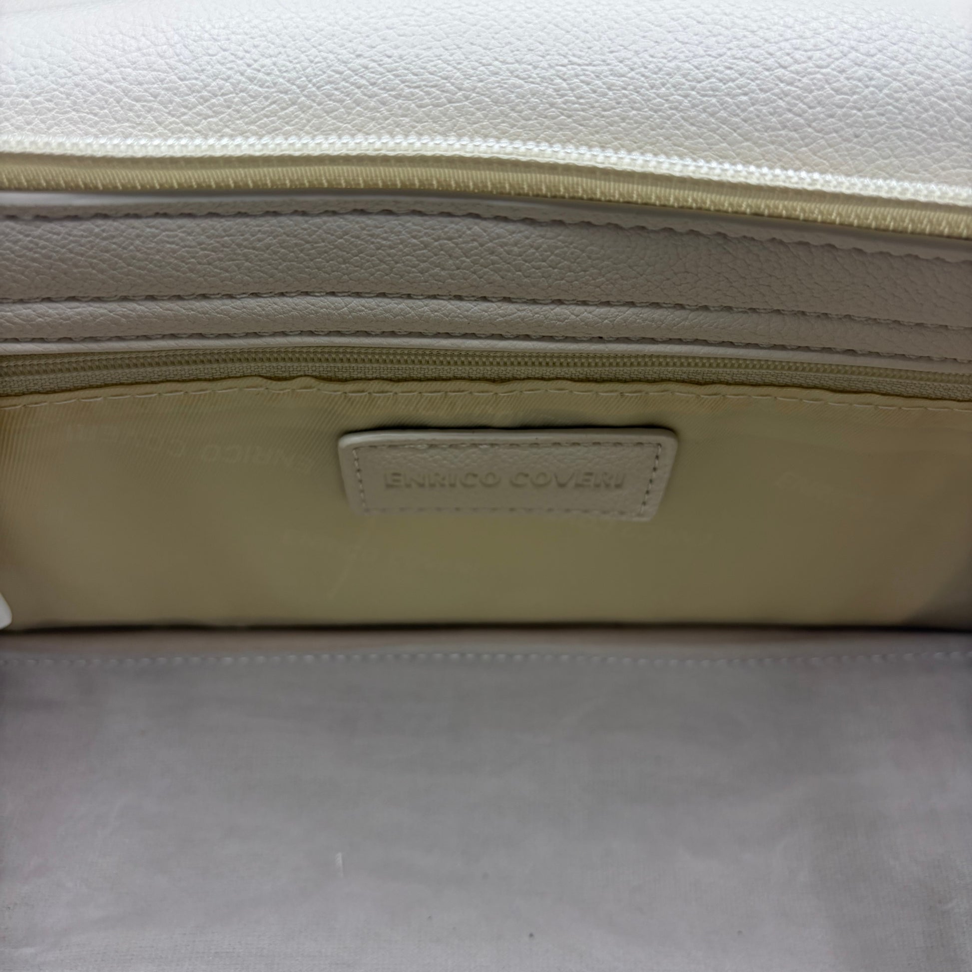 Borsa a Mano e Tracolla Enrico Coveri in Similpelle Beige - Donna Italiana