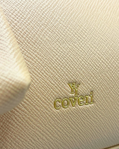 Borsa Coveri beige saffiano con mini bag | Tracolla donna - Donna Italiana