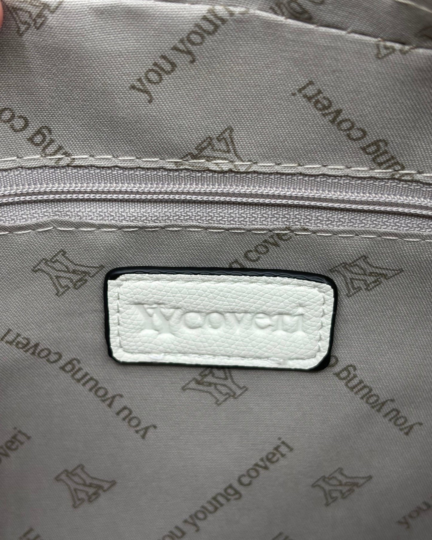 Borsa a mano Coveri bianca | Satchel saffiano donna - Donna Italiana