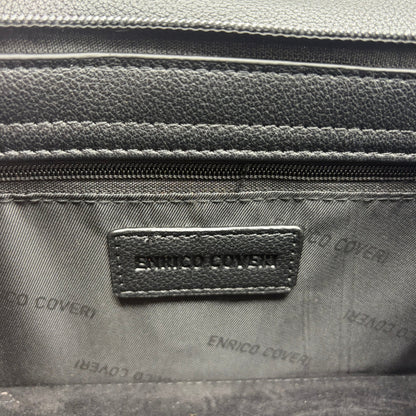 Borsa a mano Coveri nera con catena | Bucket bag donna - Donna Italiana