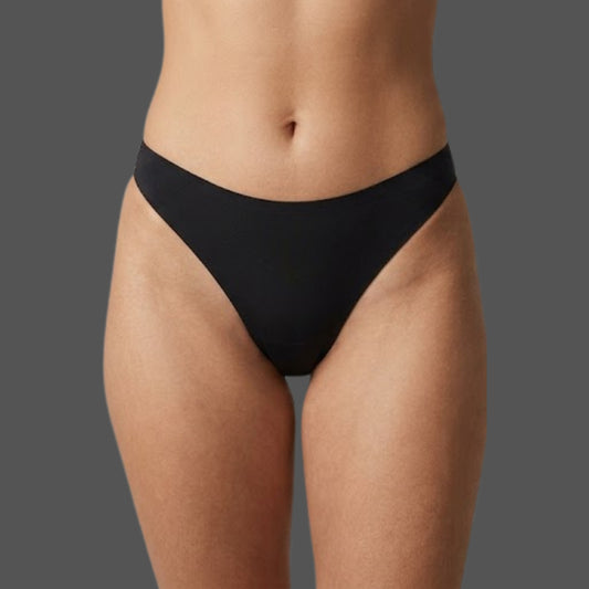 Perizoma Invisibile Seamless - Slip Senza Cuciture Nero Bianco Beige - S/M/L