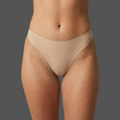 Perizoma Invisibile Seamless Nero - Slip Senza Cuciture - S/M/L