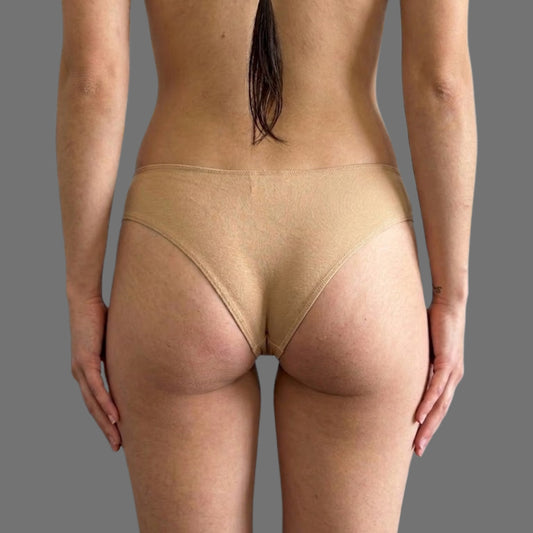 Slip Donna Nude con Farfalla – Intimo Bikini Comfort Everyday - Donna Italiana