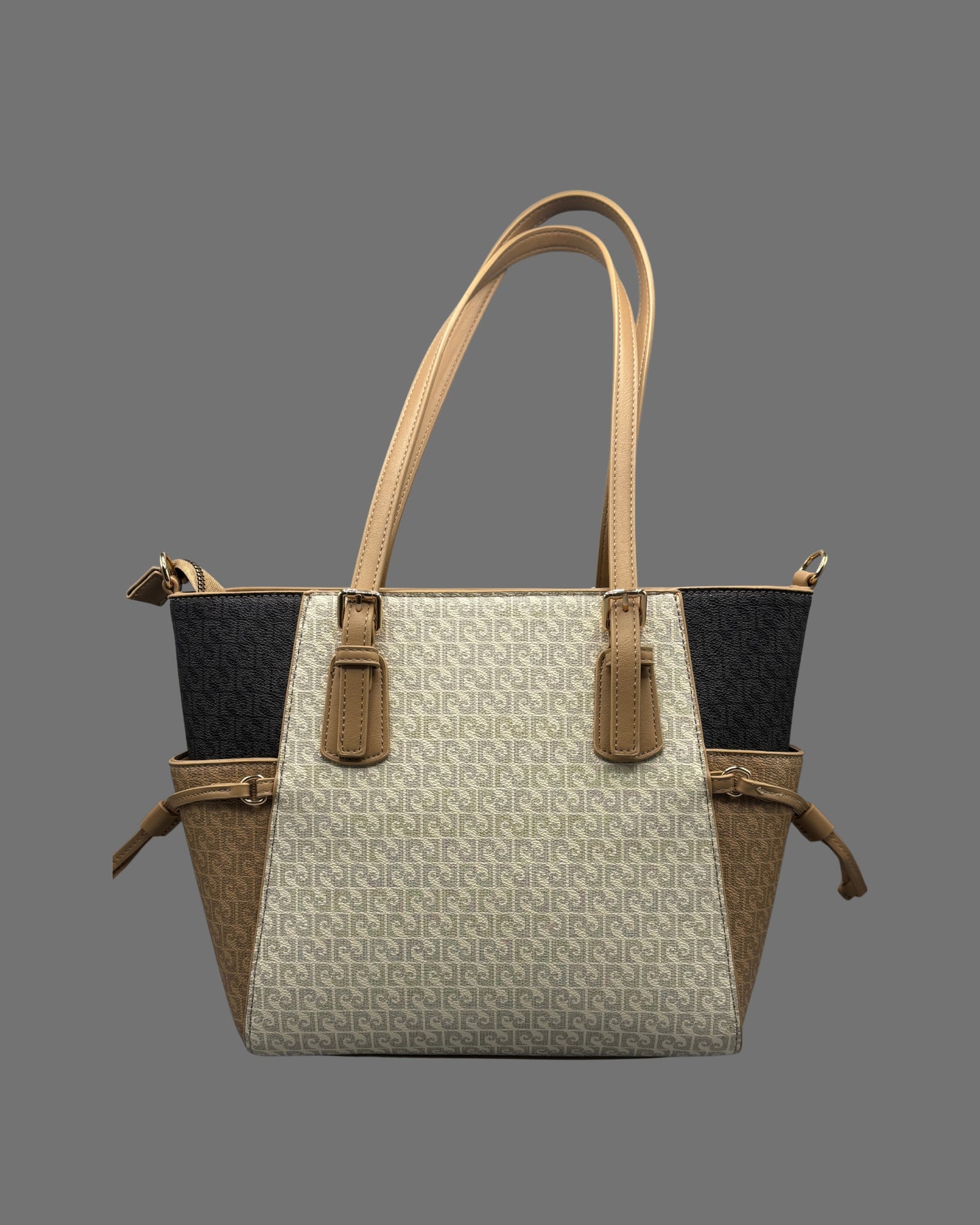 Borsa tote Pierre Cardin beige e nero | Tracolla donna - Donna Italiana