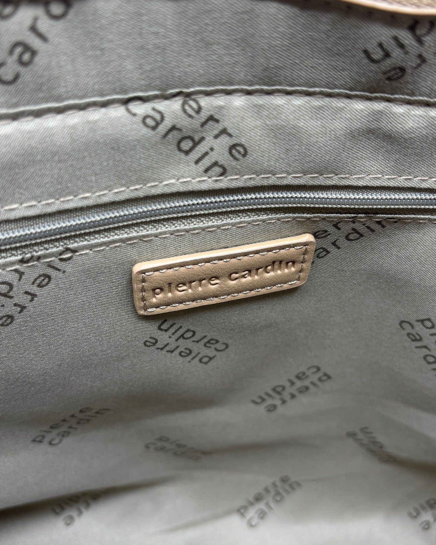Borsa tote Pierre Cardin beige e nero | Tracolla donna - Donna Italiana