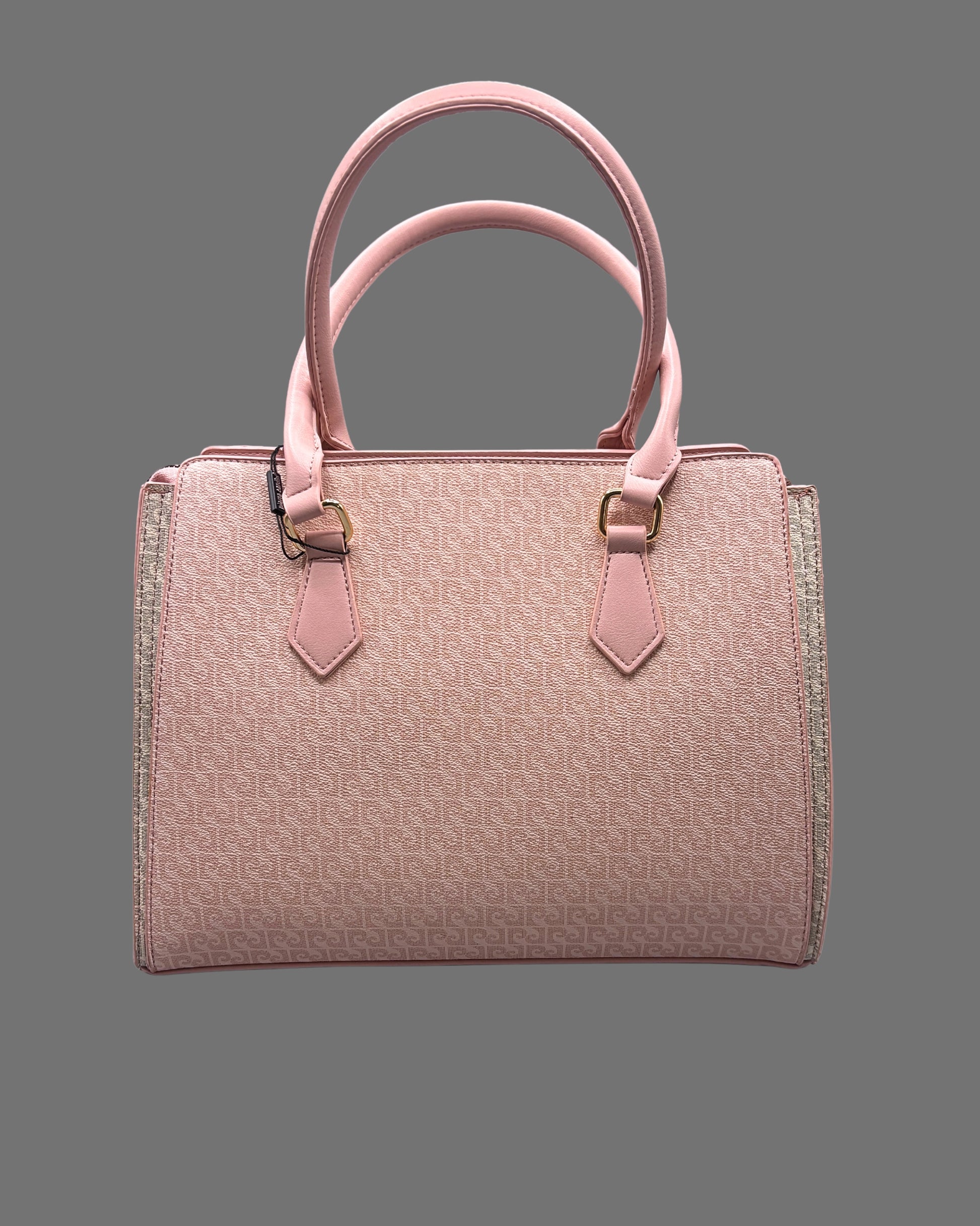 Borsa a mano Pierre Cardin rosa | Shopper monogramma donna - Donna Italiana