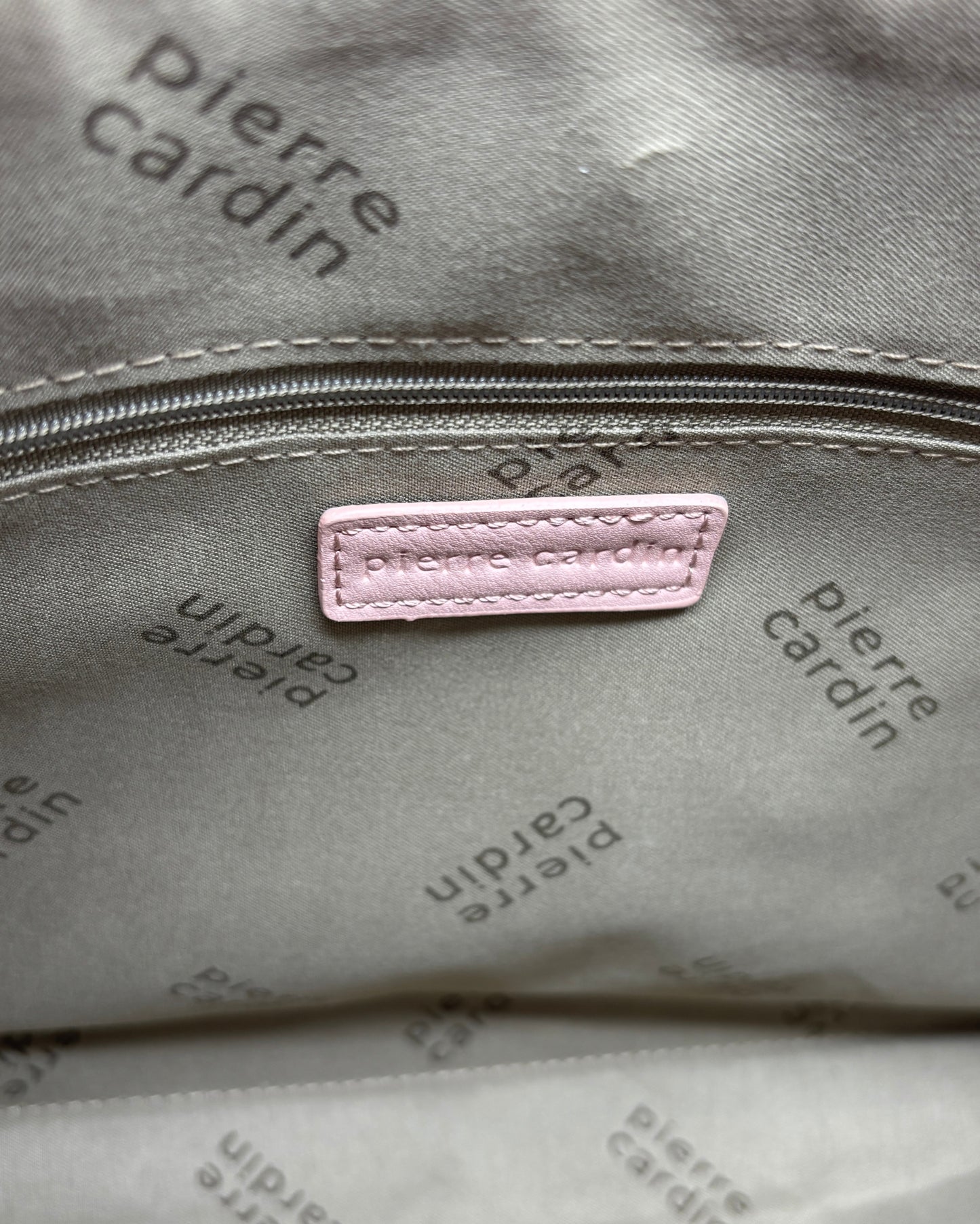 Borsa a mano Pierre Cardin rosa | Shopper monogramma donna - Donna Italiana