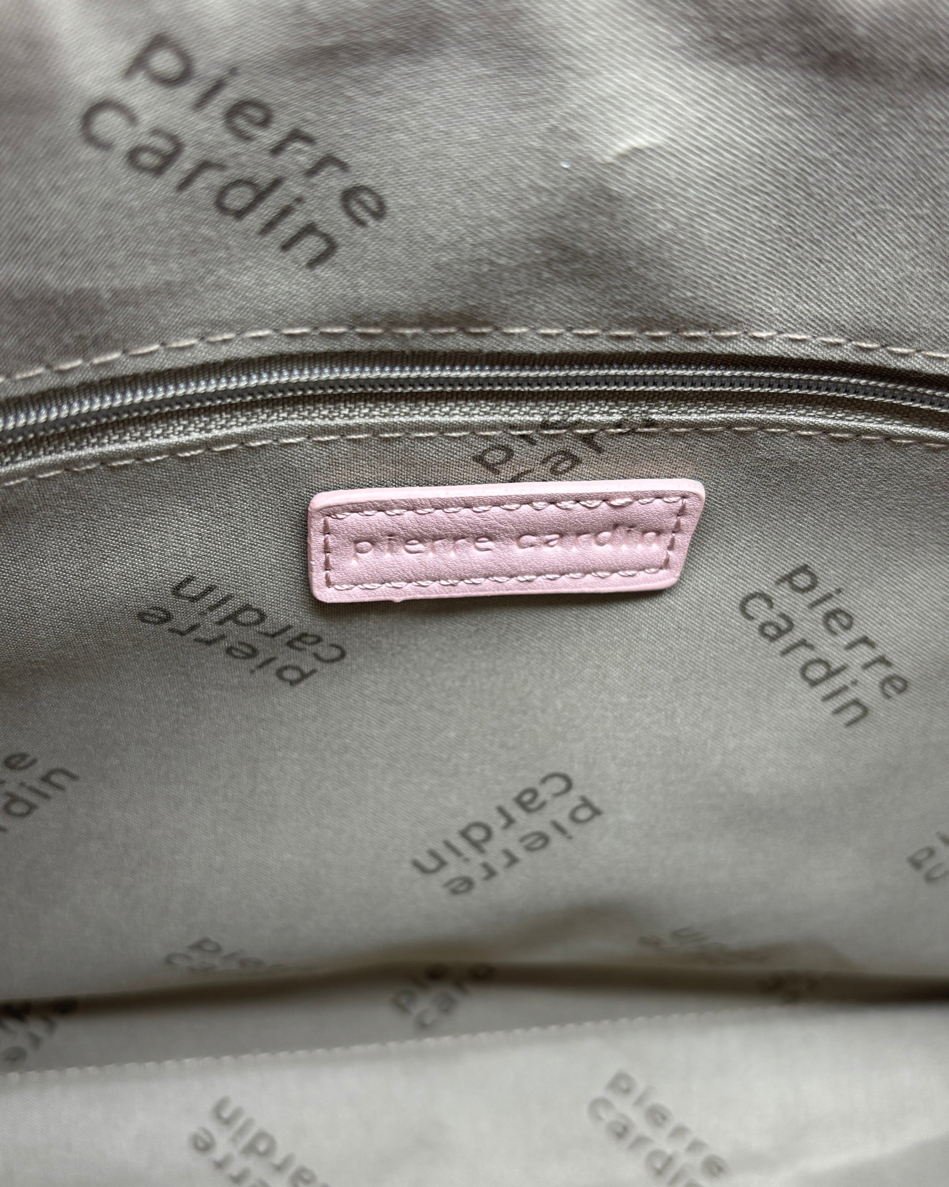 Borsa a mano Pierre Cardin rosa | Shopper monogramma donna - Donna Italiana