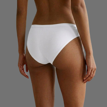 Slip Donna in Pizzo Bianco Floreale con Orlo Smerlato | Intimo Romantico ed Elegante - Donna Italiana