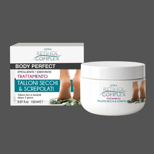 Retinol Complex Body Perfect – Trattamento Talloni Secchi e Screpolati, Crema Emolliente Idratante 150ml